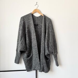 Aritzia Heather Gray Open Cardigan